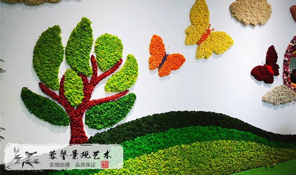 小鎮(zhèn)永生苔蘚植物墻