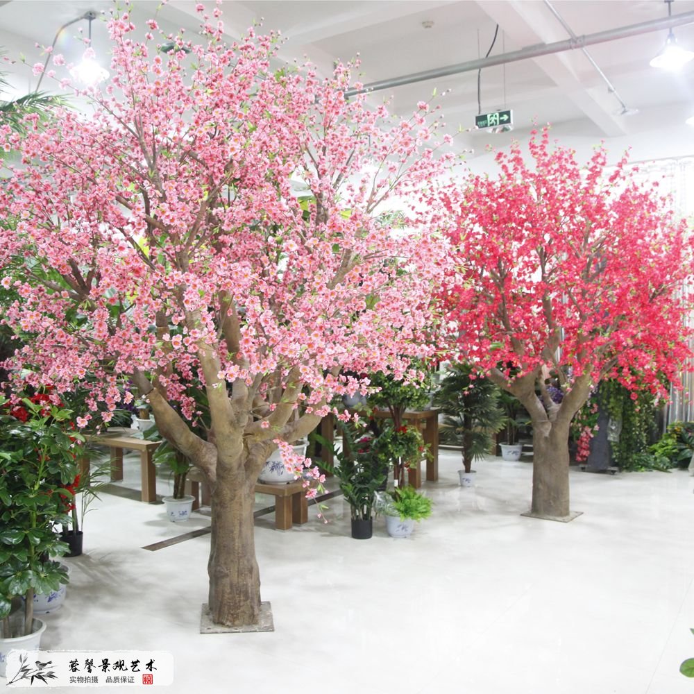 仿真桃花樹