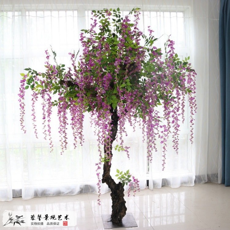 室內(nèi)仿真花樹樹藤裝飾
