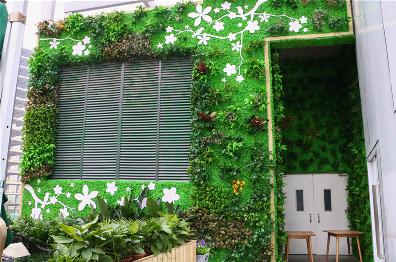 防火仿真植物墻