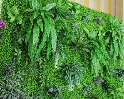 仿真植物墻色彩搭配