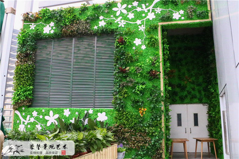 仿真植物墻制作