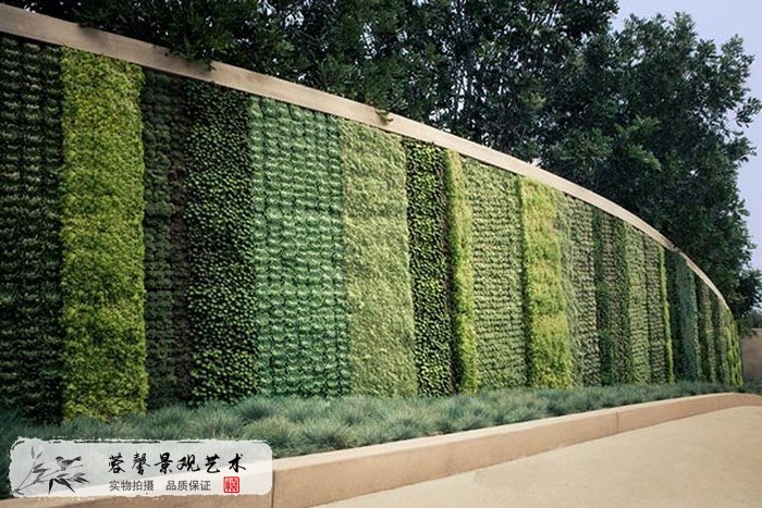 籬笆式仿真植物墻