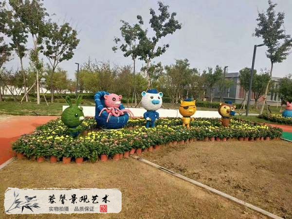 仿真稻草雕塑