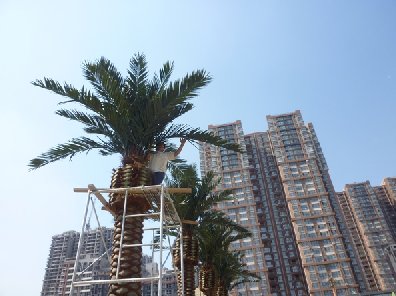 制作仿真樹的材料