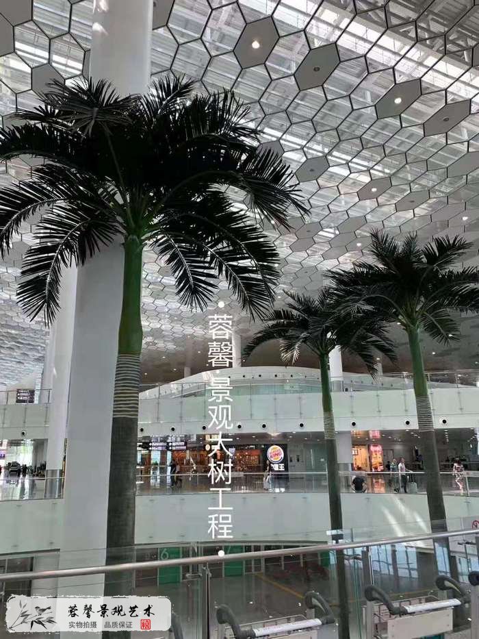 機場仿真椰子樹