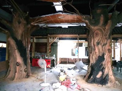 水泥仿真樹制作