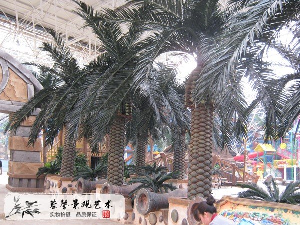 仿真椰子樹造景
