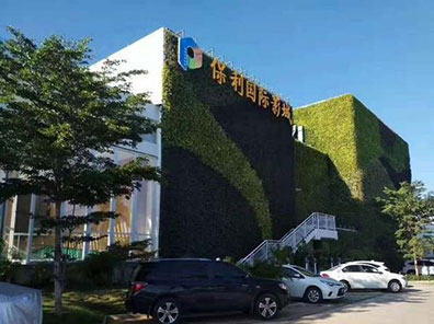 室外植物墻案例