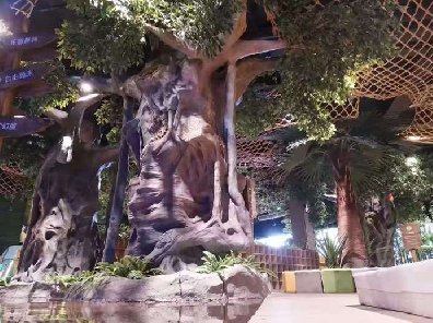 水泥仿真樹