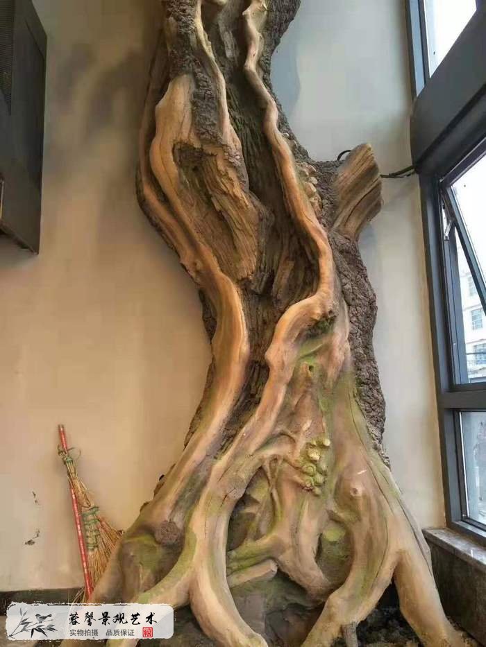 水泥塑石大樹