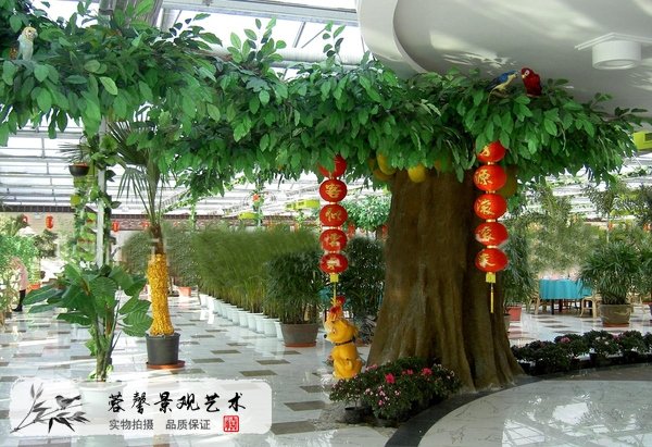 柱子仿真樹