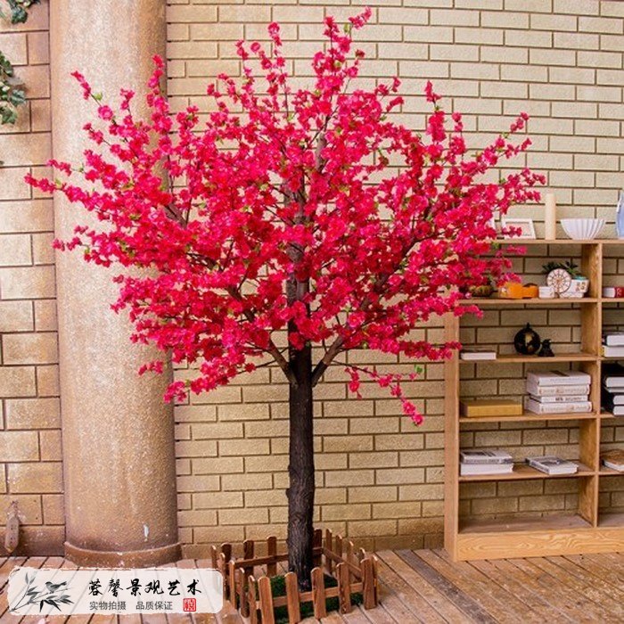 仿真桃花樹