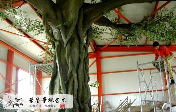 仿真包柱子樹(shù)