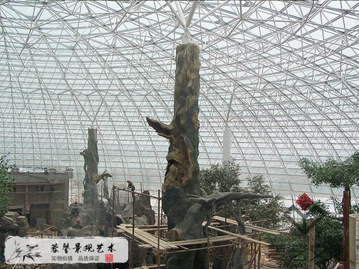 水泥仿真樹制作