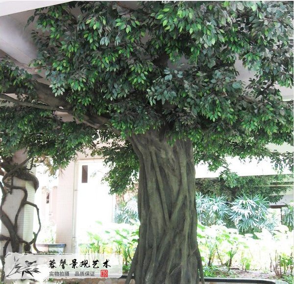 仿真包柱子樹制作