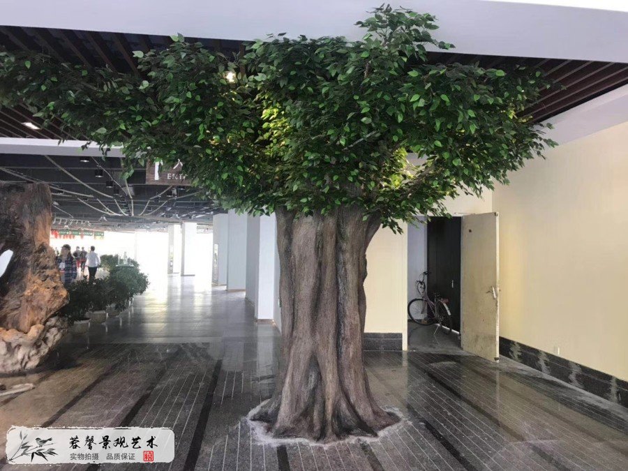 仿真水泥包柱子榕樹