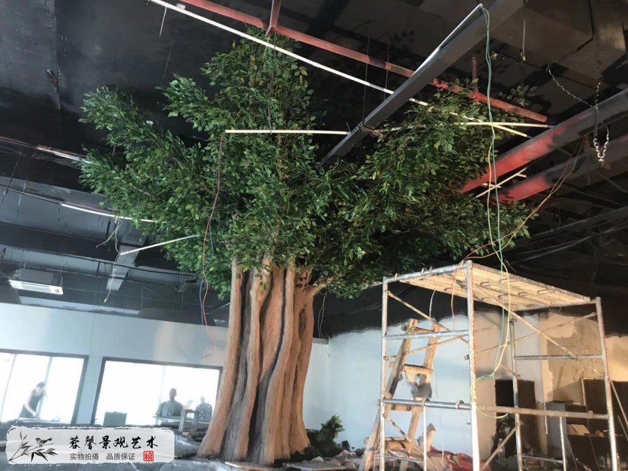 仿真水泥包柱子榕樹