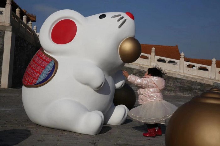 老鼠玻璃鋼雕塑