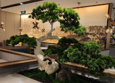 川菜餐廳微景觀