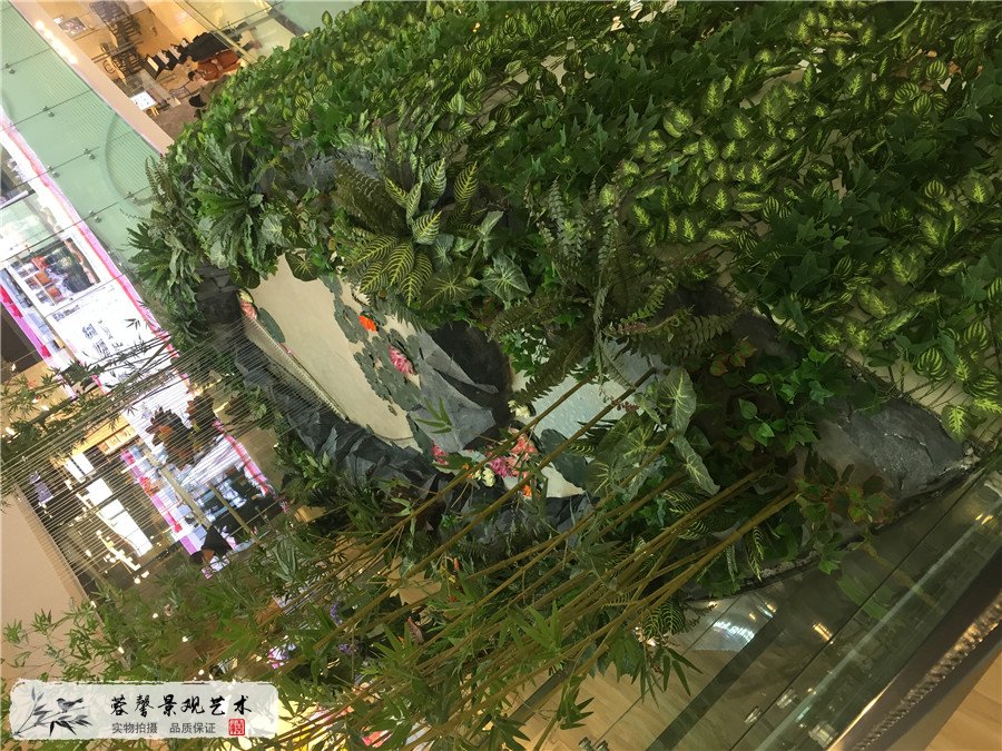 成都蓉馨仿真植物大悅城整體綠植軟裝
