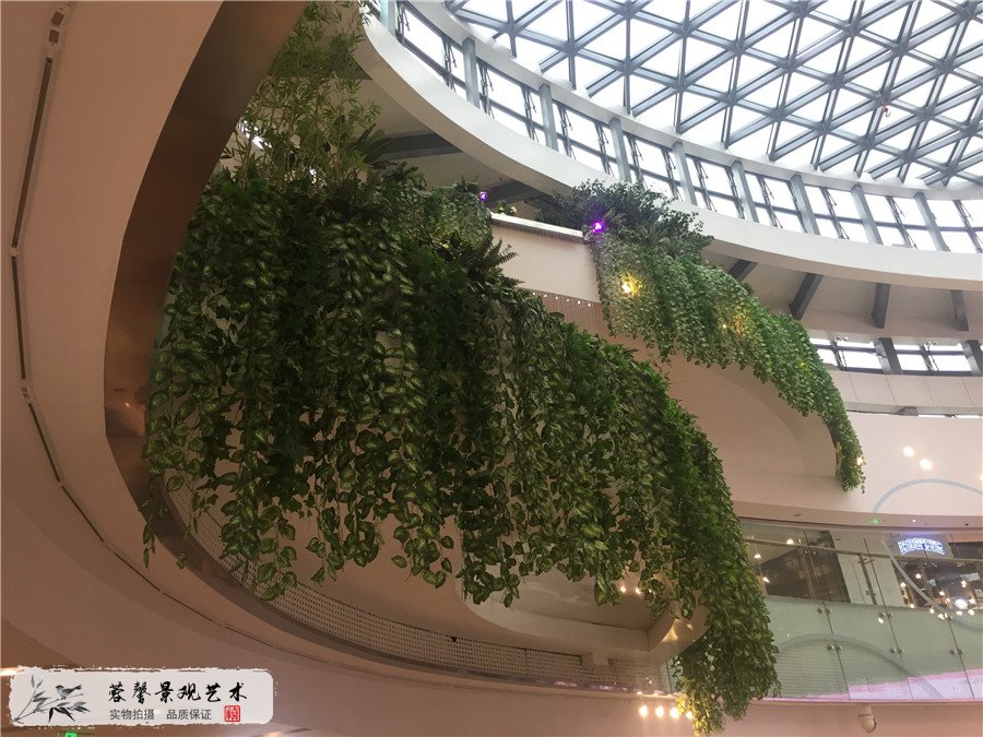 成都蓉馨仿真植物大悅城整體綠植軟裝
