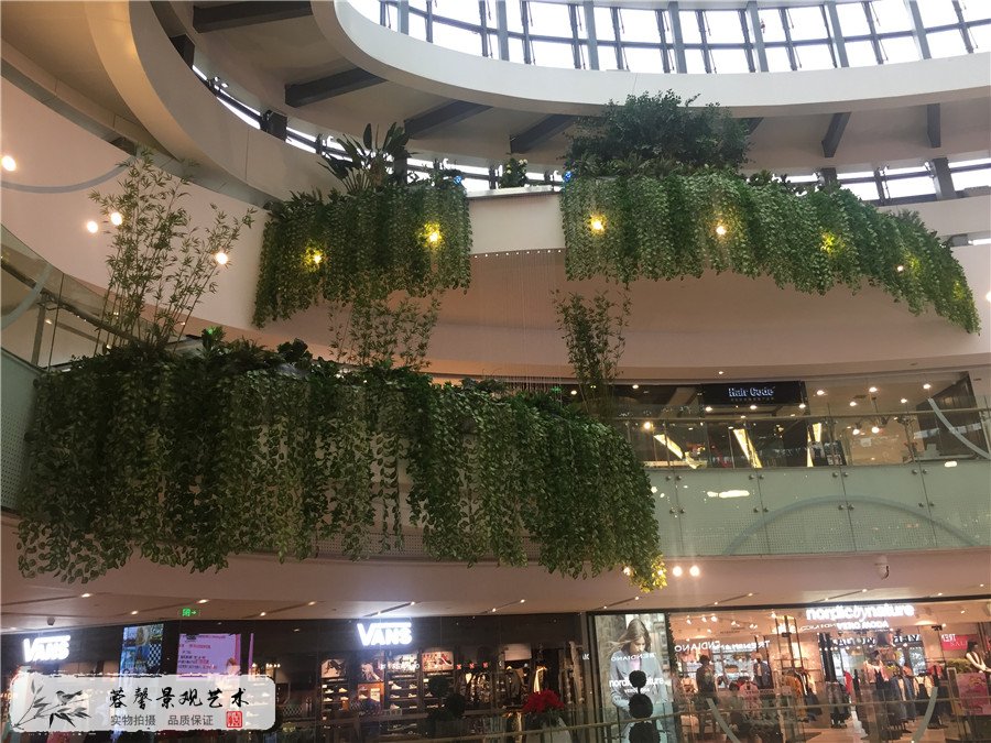 成都蓉馨仿真植物大悅城整體綠植軟裝