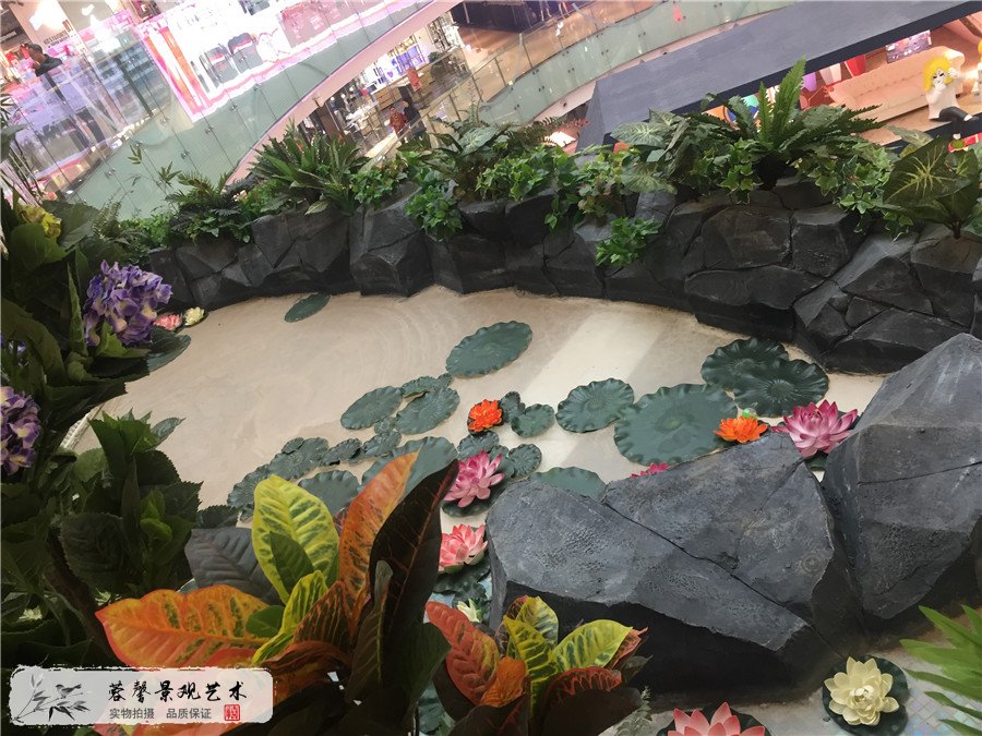 成都蓉馨仿真植物大悅城整體綠植軟裝