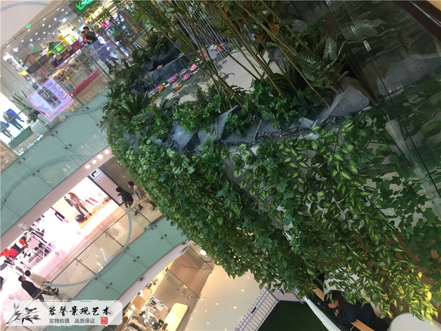 成都蓉馨仿真植物大悅城整體綠植軟裝