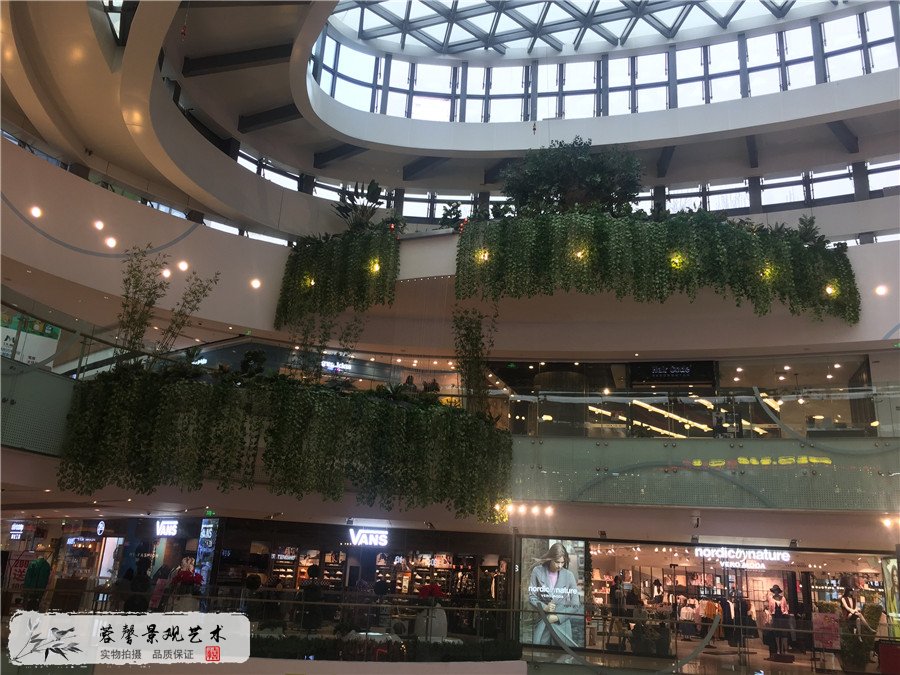 成都蓉馨仿真植物大悅城整體綠植軟裝
