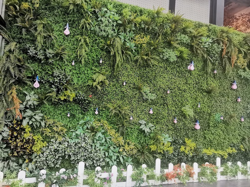 蝶戀花仿真植物墻