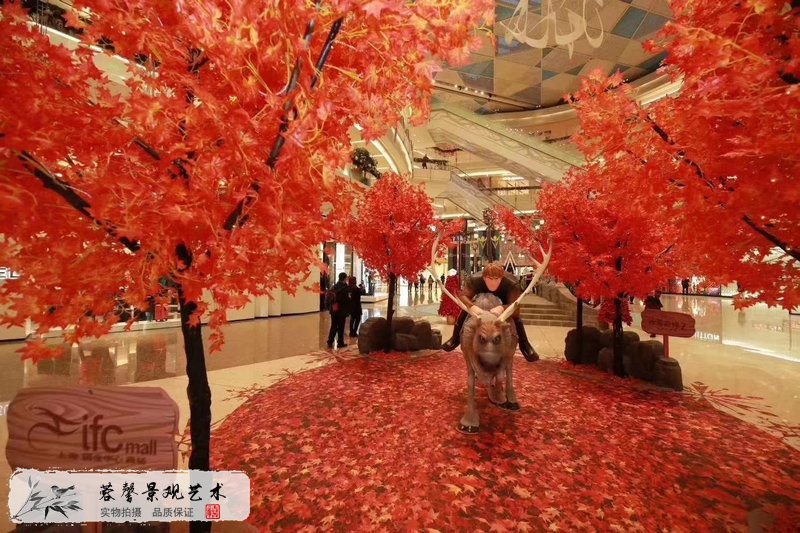 冰雪奇緣主題商業(yè)美陳