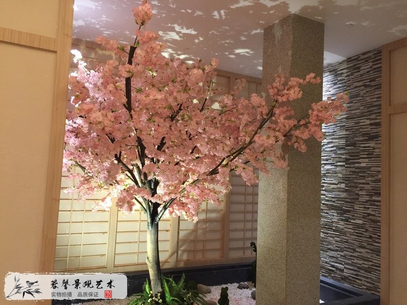 湯樂源溫泉仿真櫻花樹