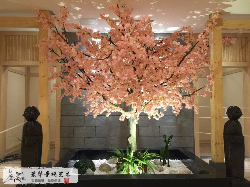 湯樂源溫泉仿真櫻花樹