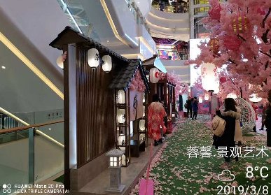 仿真櫻花樹主題美陳