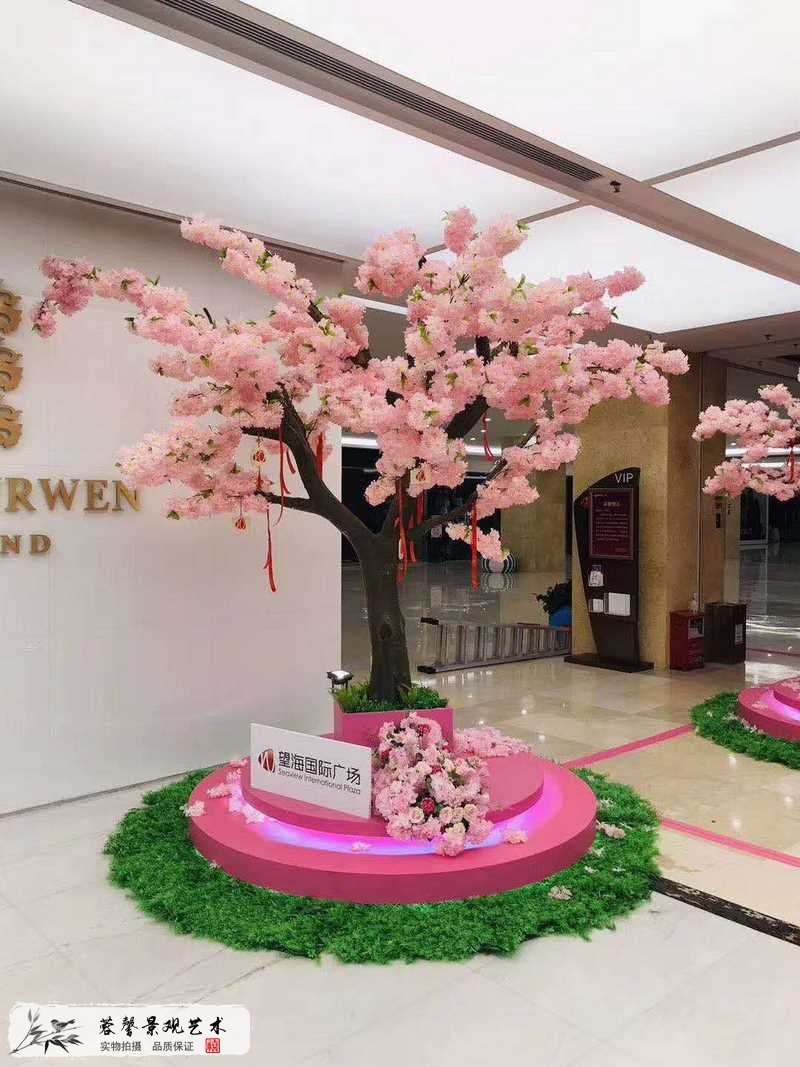 廣場(chǎng)仿真櫻花樹(shù)