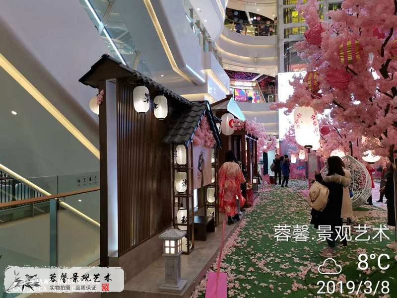 仿真櫻花樹(shù)主題美陳