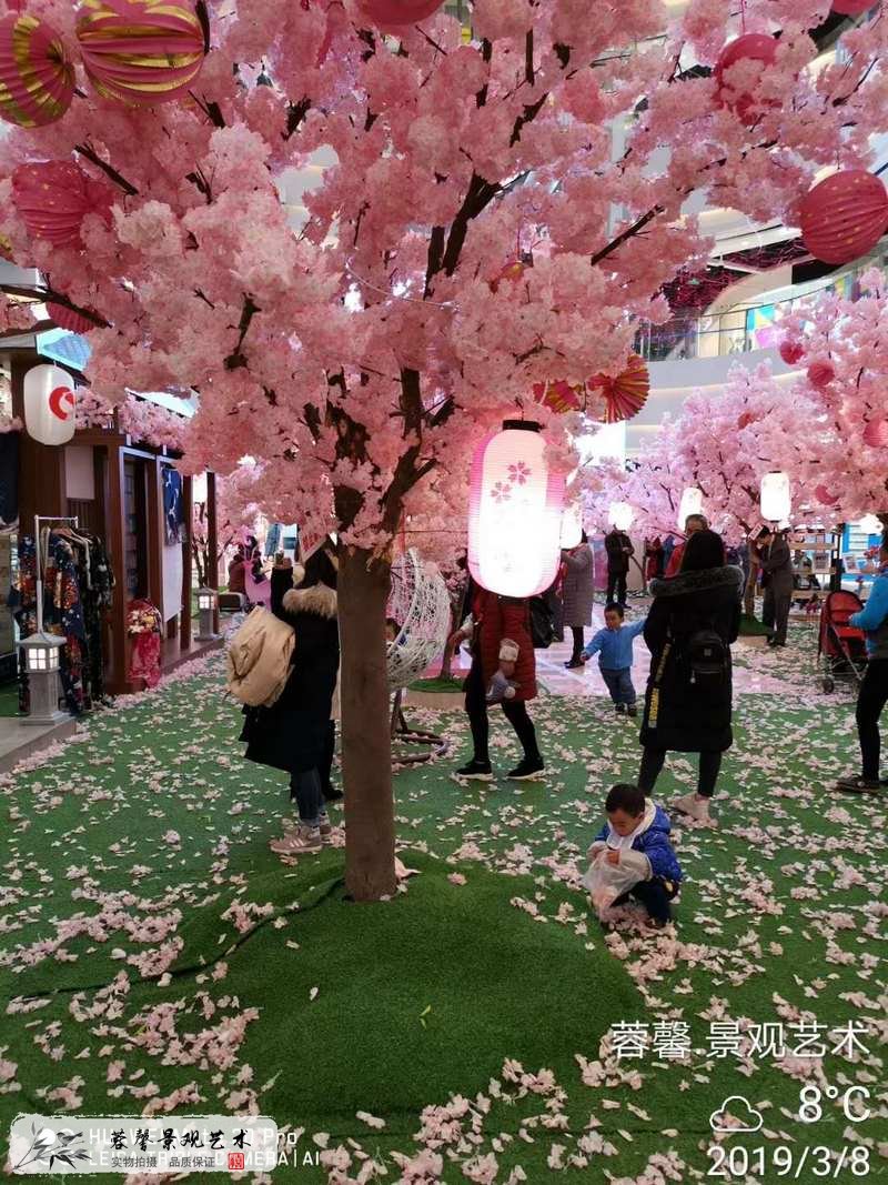 仿真櫻花樹(shù)主題美陳