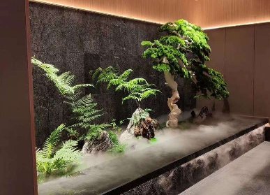 中式仿真迎客松景觀