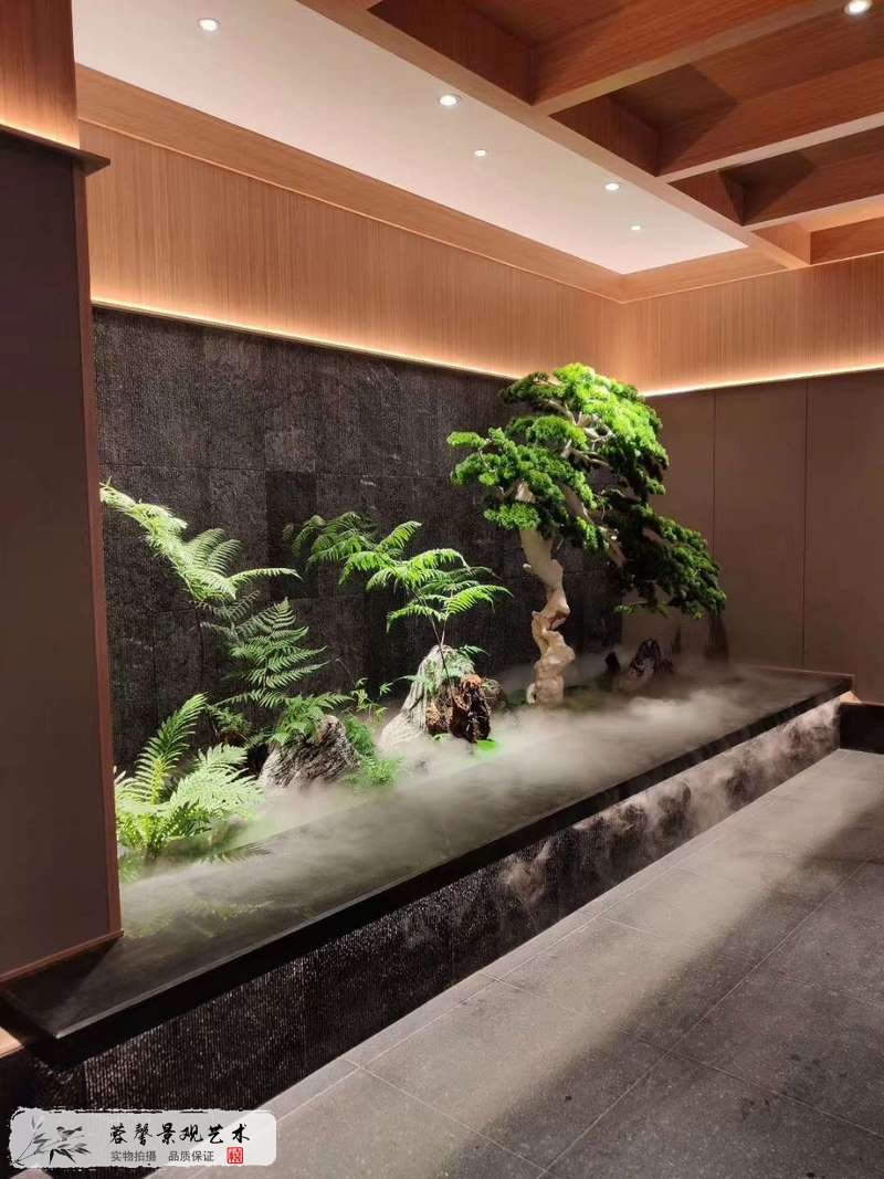 中式仿真迎客松景觀