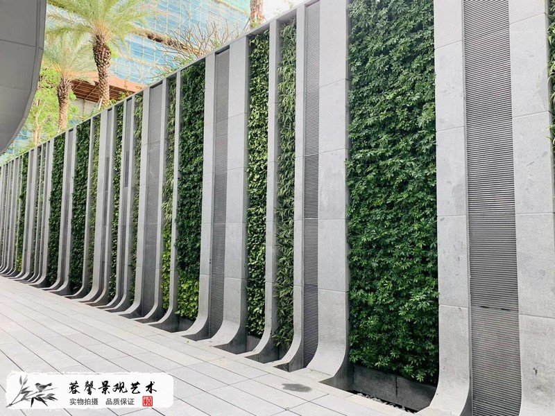 珠海橫琴圍墻植物墻