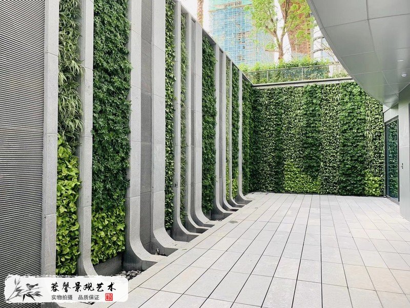 珠海橫琴圍墻植物墻