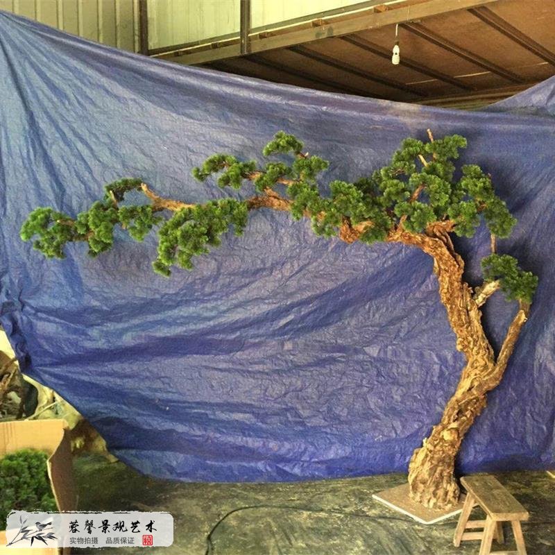 室內(nèi)外仿真松樹迎客松