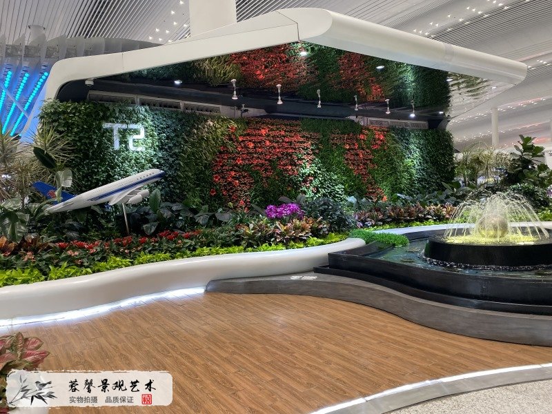 廣州機(jī)場(chǎng)室內(nèi)生態(tài)景觀(guān)垂直綠化