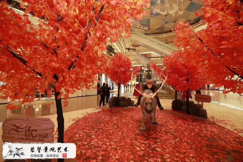 冰雪奇緣主題商業(yè)美陳
