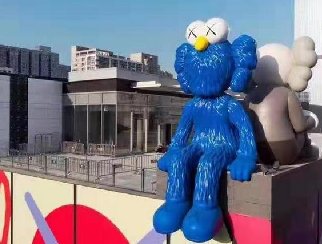 芝麻街雕塑