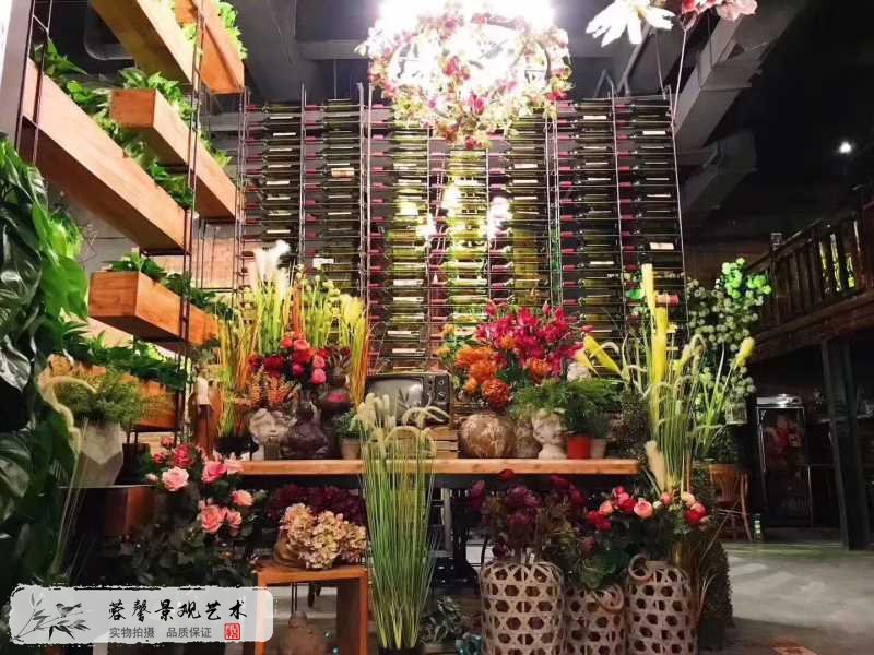 餐廳室內(nèi)綠色仿真生態(tài)景觀