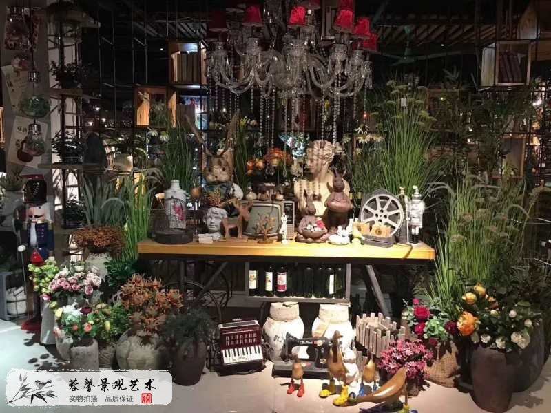 餐廳室內(nèi)綠色仿真生態(tài)景觀