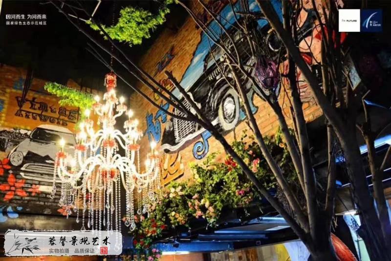 餐廳室內(nèi)綠色仿真生態(tài)景觀