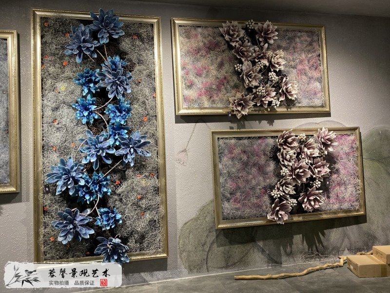 素雅花藝相框